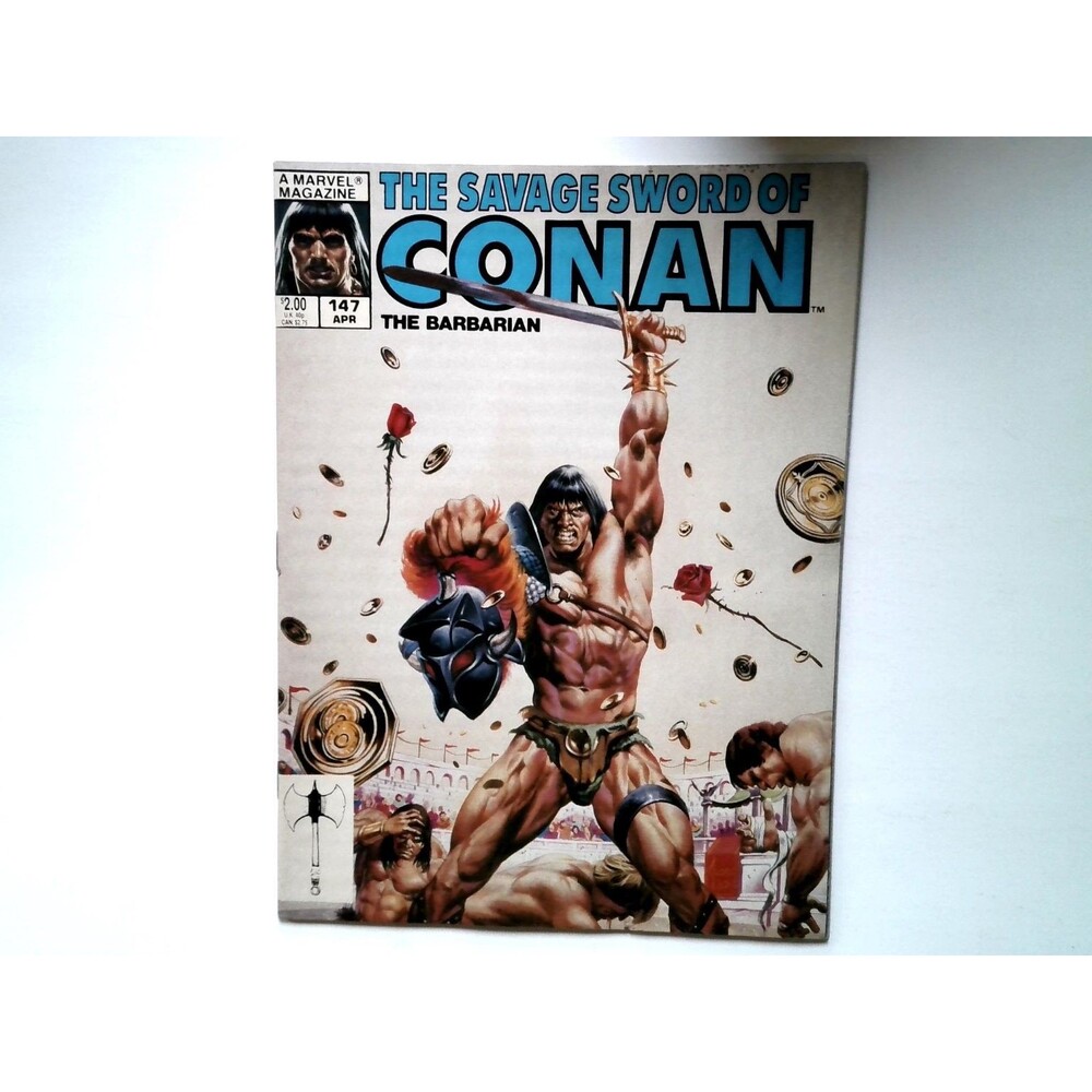 The Savage Sword of Conan #147 Marvel Magazine 1988 Joe Jusko Cover